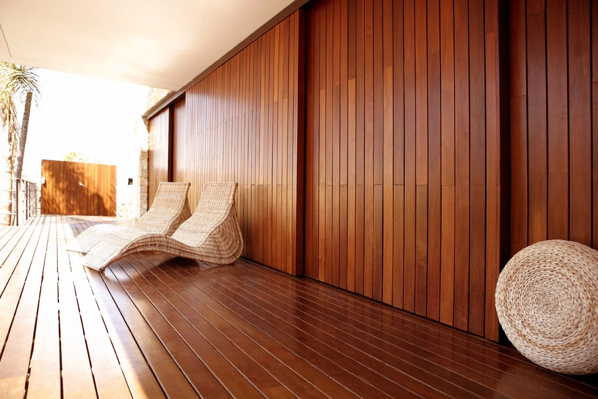 Revestimiento y deck de Lapacho